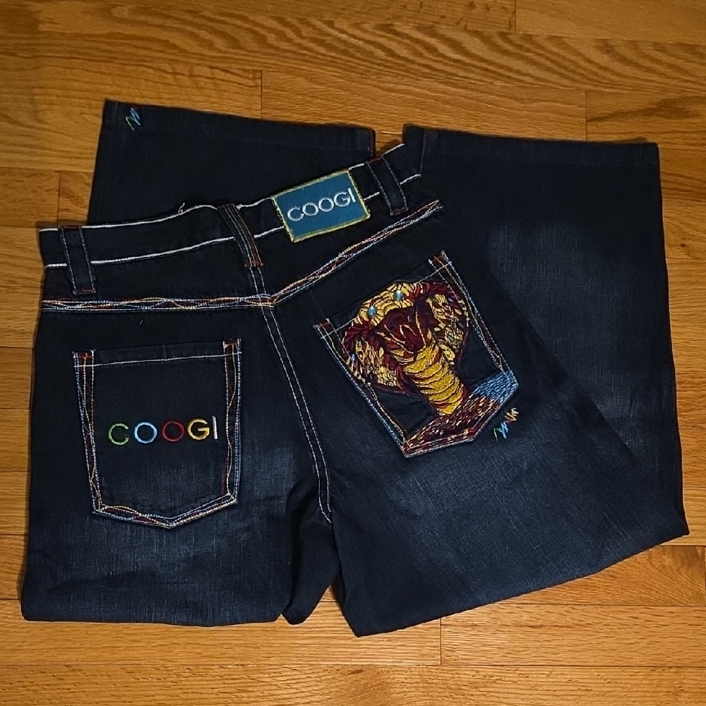 COOGI Denim with Multicolor Stitching